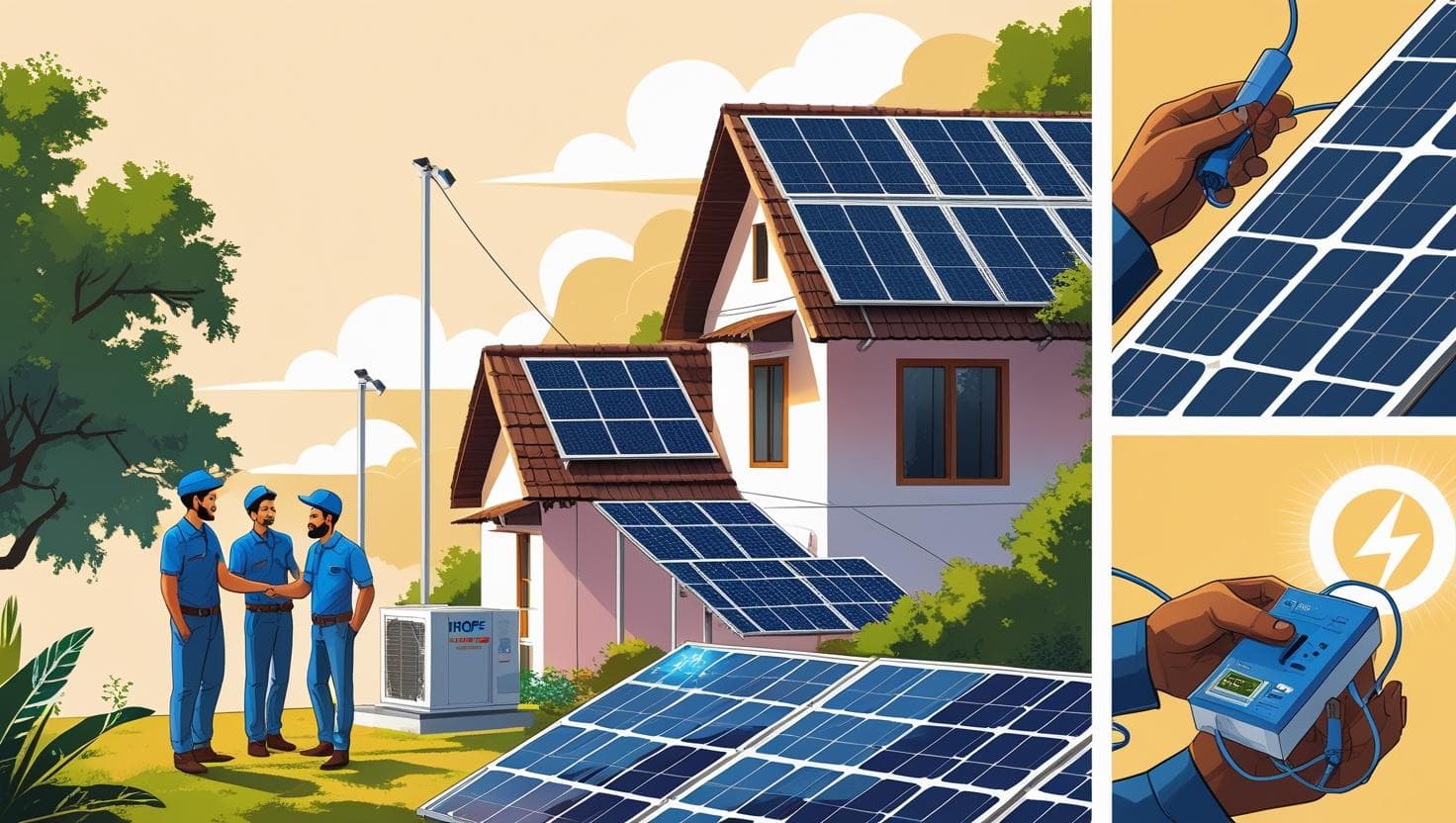 Solar Panel Installation Process in Chhattisgarh: From Consultation to Power-On with Hope Energy